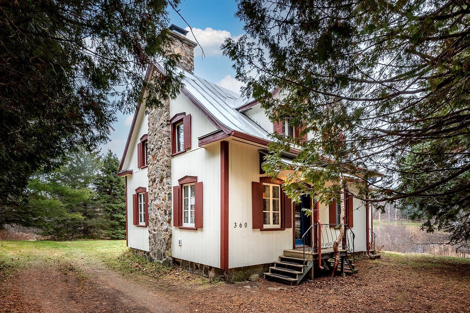 Ancestral Wooden Chalet - St-Gabriel De Brandon Mandeville Exterior foto